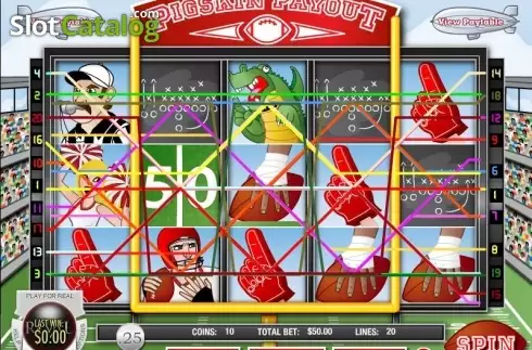 Скрин3. Pigskin Payout слот