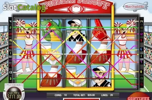 Скрин6. Pigskin Payout слот