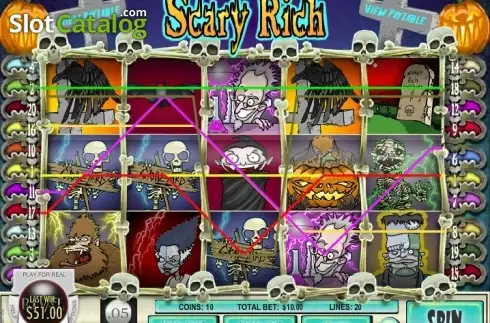 Скрин5. Scary Rich слот