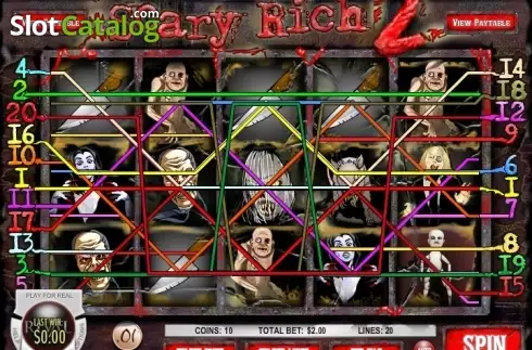 Скрин3. Scary Rich 2 слот