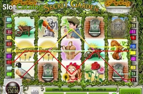 Скрин5. Secret Garden (Rival) слот