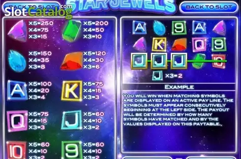 Скрин2. Star Jewels (Rival Gaming) слот