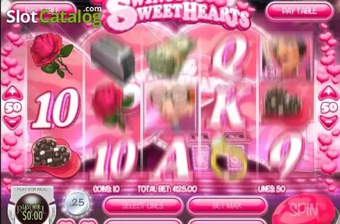 Скрин7. Swinging Sweethearts слот