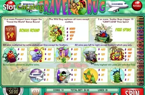 Скрин2. Travel Bug слот
