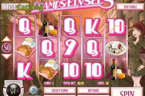 Скрин6. Champs Élysées слот