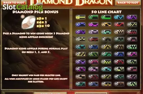 Скрин4. Diamond Dragon слот