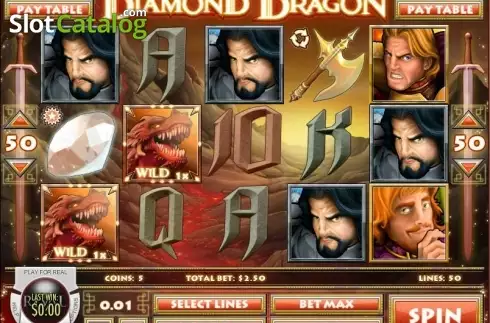 Скрин6. Diamond Dragon слот