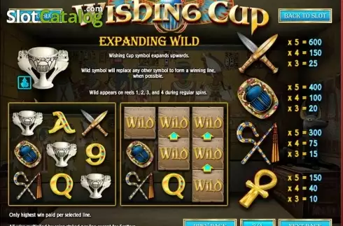 Скрин3. Wishing Cup слот