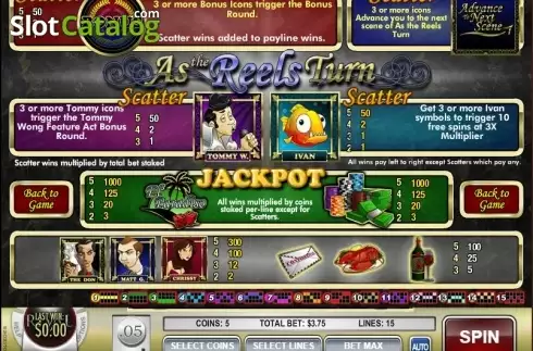 Скрин2. As the Reels Turn 1 слот