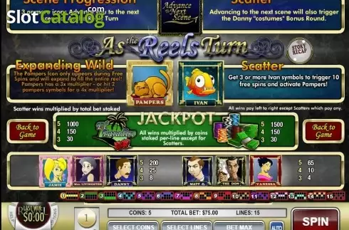 Скрин2. As the Reels Turn 3 слот