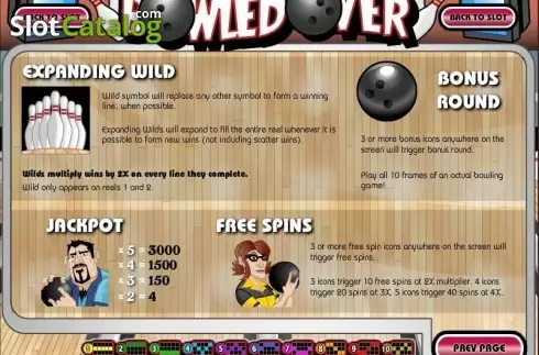 Скрин3. Bowled Over (Rival Gaming) слот