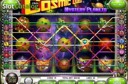 Скрин3. Cosmic Quest: Mystery Planets слот