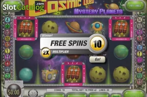 Скрин4. Cosmic Quest: Mystery Planets слот