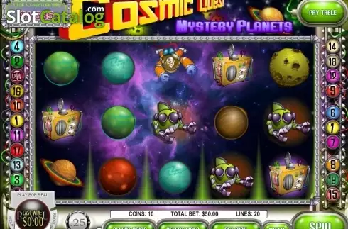 Скрин5. Cosmic Quest: Mystery Planets слот