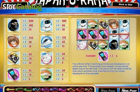 Скрин2. Japanorama слот