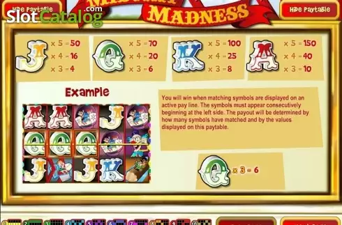Скрин2. Midway Madness слот