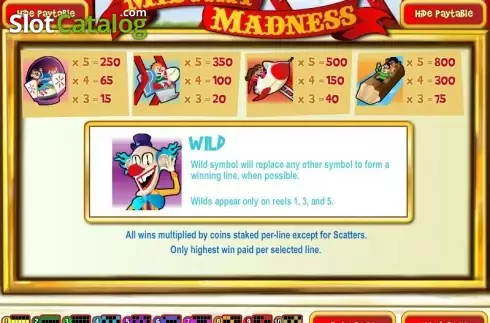 Скрин3. Midway Madness слот