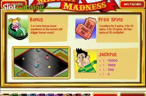 Скрин4. Midway Madness слот