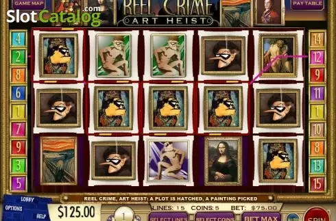 Скрин6. Reel Crime: Art Heist слот