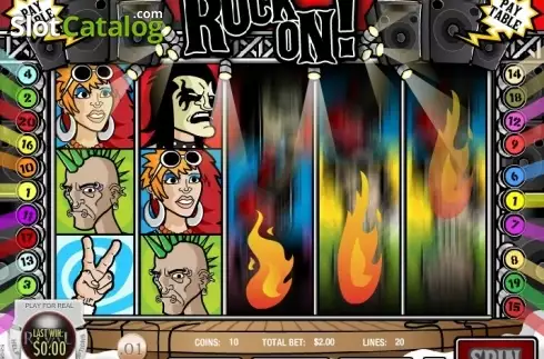 Скрин4. Rock On! слот