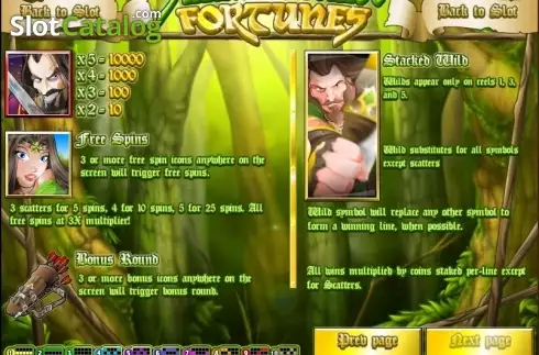 Скрин2. Sherwood Forest Fortunes слот