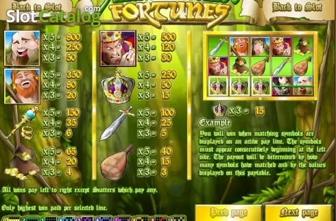 Скрин3. Sherwood Forest Fortunes слот