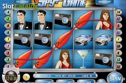 Скрин5. Spy Game слот