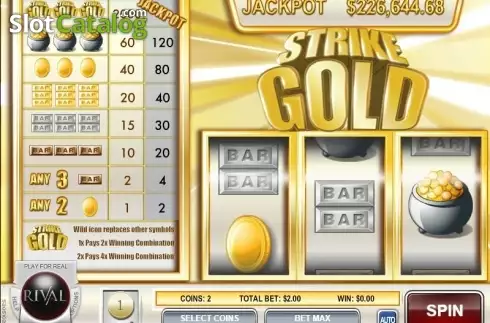 Скрин2. Strike Gold слот