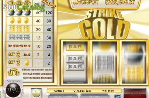 Скрин3. Strike Gold слот