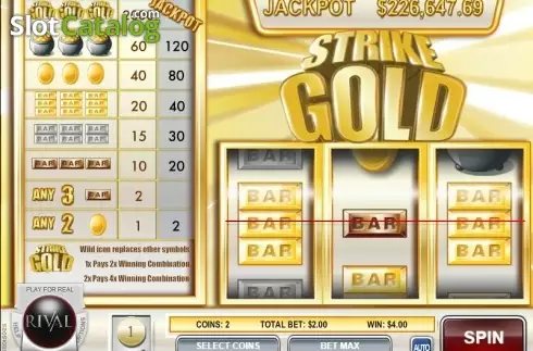 Скрин4. Strike Gold слот