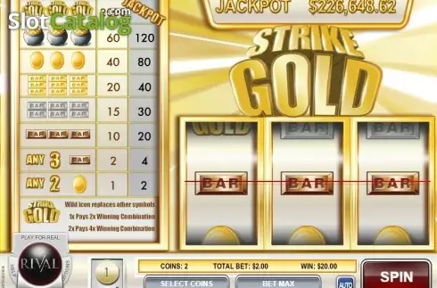 Скрин5. Strike Gold слот