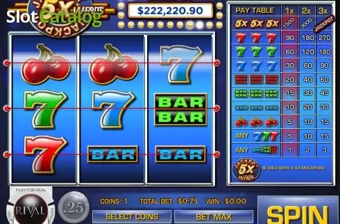 Скрин2. Jackpot 5X Wins слот