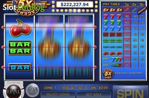 Скрин3. Jackpot 5X Wins слот