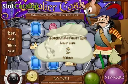 Скрин4. Cavalier Cash Scratch and Win слот