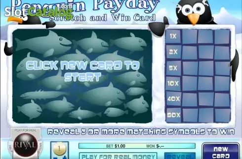 Скрин2. Penguin Payday Scratch and Win слот