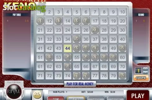 Скрин2. Vegas Jackpot Keno слот