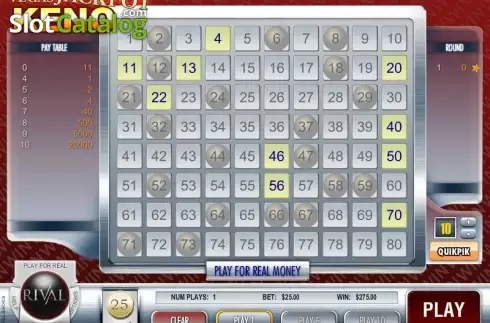 Скрин3. Vegas Jackpot Keno слот