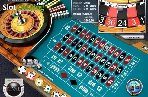 Скрин3. American Roulette (Rival) слот
