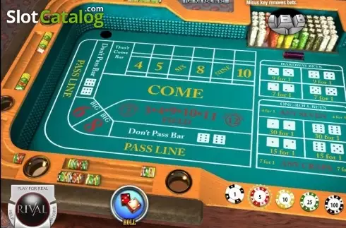 Скрин2. Craps (Rival) слот