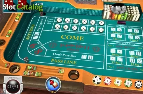 Скрин4. Craps (Rival) слот