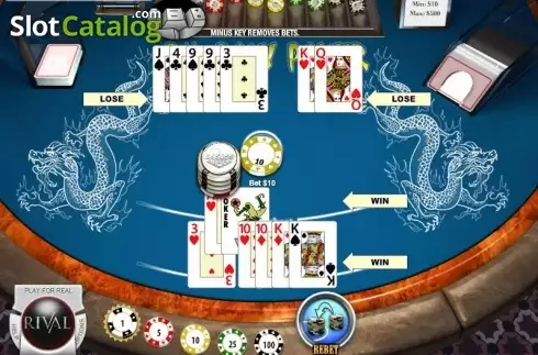 Скрин3. Pai Gow Poker (Rival) слот