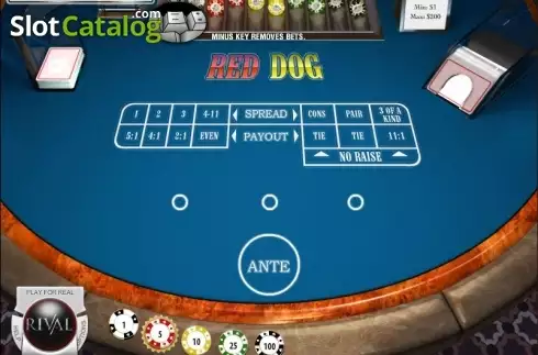 Скрин2. Red Dog (Rival) слот