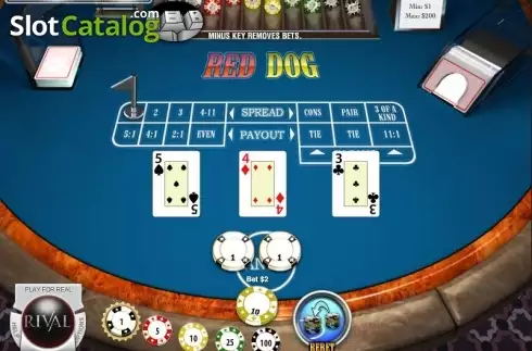 Скрин3. Red Dog (Rival) слот