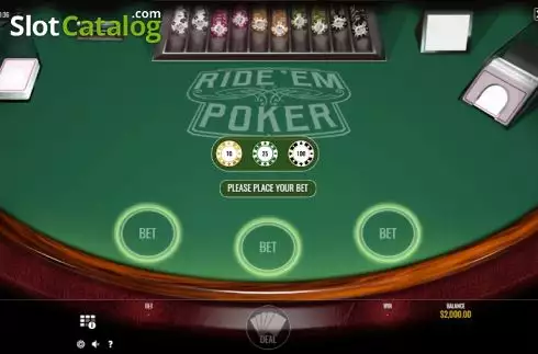 Скрин2. Ride'Em Poker (Rival) слот