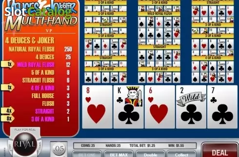Скрин6. Deuces and Joker MH (Rival) слот