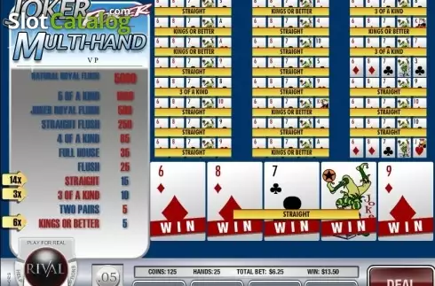 Скрин4. Joker Poker (Rival) слот