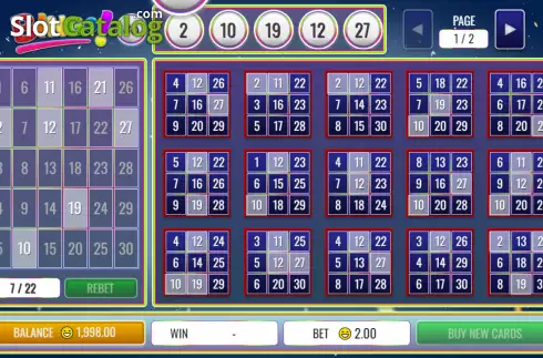 Скрин2. Bingo 30 Ball слот