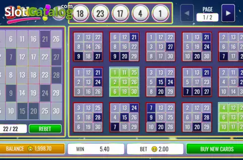 Скрин3. Bingo 30 Ball слот