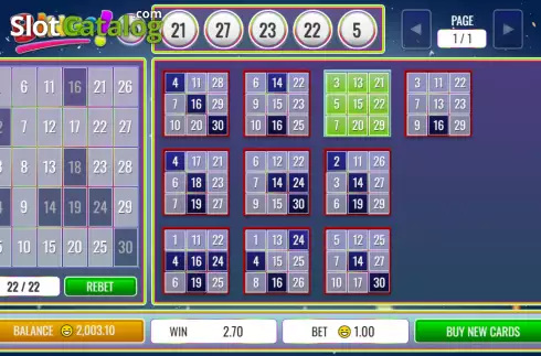 Скрин4. Bingo 30 Ball слот
