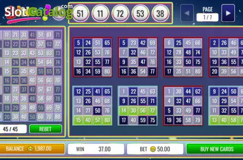 Скрин3. Bingo 80 Ball слот